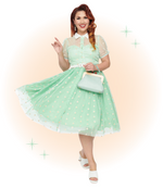 Robe Évasée Hollie Verte S