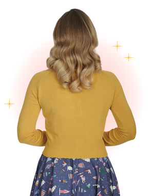 Cardigan Trudy Moutarde