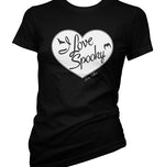 T-Shirt Noir I Love Spooky S