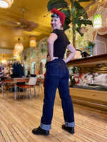 Jeans Midge Taille Haute Bleu Foncé 24R