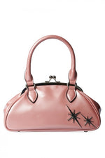 Pink-Counting-Stars-Handbag-Vintage-Pinup-Banned-Apparel-Retro-Rockabilly-Metallic-Atomic-Stars