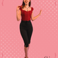 Bustier Donna Rouge