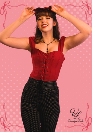 Red Donna Bustier