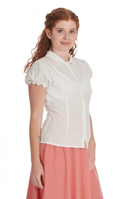 Blouse Betsy Bloom Blanche  M