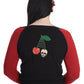 Tricot Cherry Clash Noir Et Rouge  M