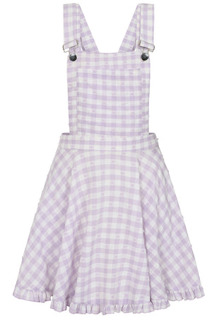 Kari Lilac Vichy Mini Dress