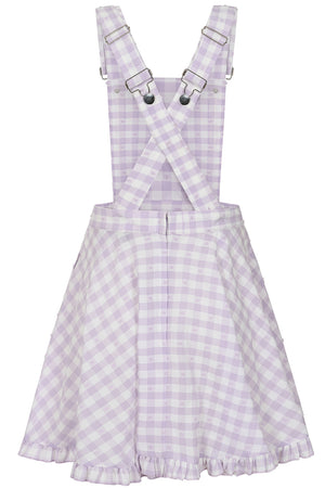 Kari Lilac Vichy Mini Dress