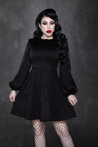 Mini-robe Évasée Piper Noire