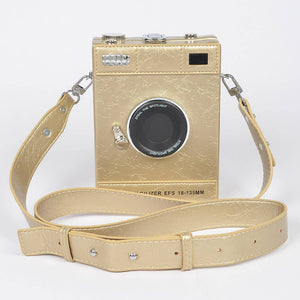 Gold Camera Bag