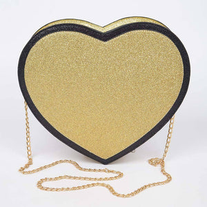 Sac À Bandoulière Cœur Or