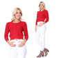 Beige Peach Round Neck Crochet Cardigan