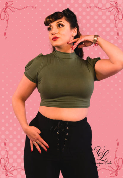 Crop Top Audélie Vert