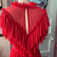 Robe Longue Mina Rouge  XS