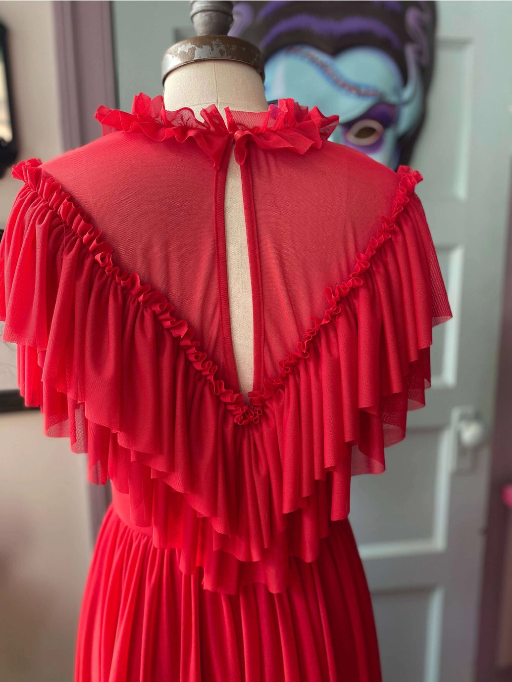 Robe Longue Mina Rouge  XS