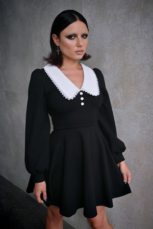 Mini-Robe Évasée Dollhouse Noire