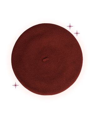 Vintage Beret Light Cinnamon