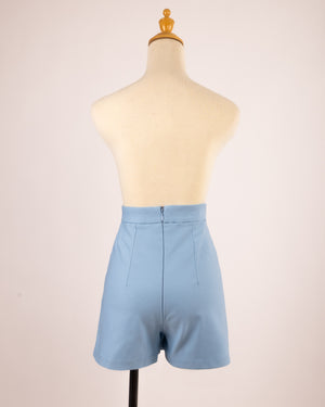 *PRÉCOMMANDE / PRE-ORDER* Jupe-culotte Betty Bleu Bébé avec short intégré – Queen Of The Main