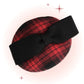 Bibi tartan teaser boucle bordeaux