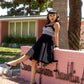Everyday 50's Flared Skirt in Black