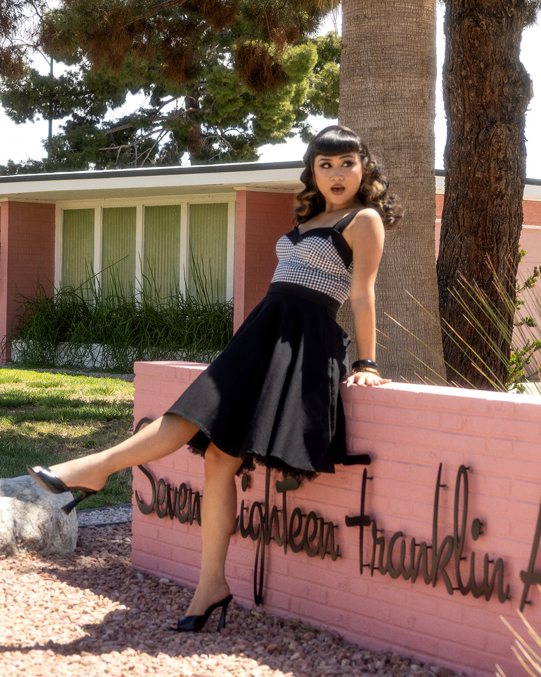 Everyday 50's Flared Skirt in Black Everyday 50's Flared Skirt in Black