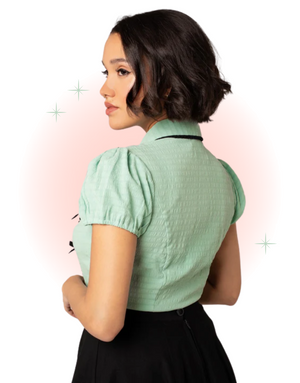 Mint Casey Blouse
