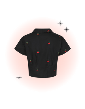 Blouse Cherry Vibe Noir