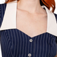 Navy Costello Blouse
