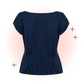 Navy Costello Blouse
