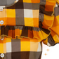 Blouse Darlene Orange et Brune