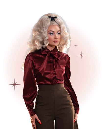 Blouse Angela Bourgogne