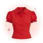 Betsy Bloom Blouse Red