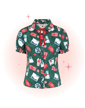 Blouse Lilly Under The Tree Verte