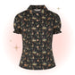Blouse Star Nature Noir