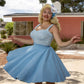 Jupe Everyday 50s Bleu Bébé – Queen Of The Main