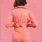 Boléro Clémence Vichy Rose