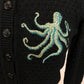 Cardigan Le Valse De La Pieuvre Noir