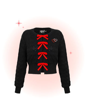 Cardigan Lucie Coeur Noir