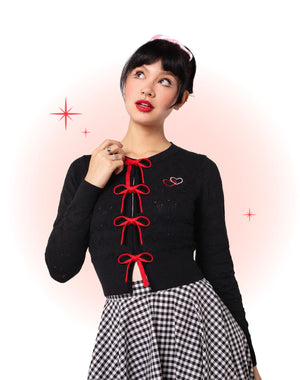 Cardigan Lucie Coeur Noir