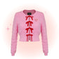 Cardigan Lucie Coeur Rose