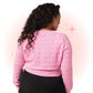 Cardigan Lucie Coeur Rose