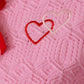 Cardigan Lucie Coeur Rose
