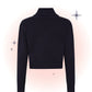 Cardigan Tricot Manches Longues Violet - Bleu Nuit