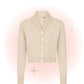 Cardigan Tricot Manches Longues Violet - Ivoire