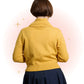 Cardigan Tricot Manches Longues Violet - Moutarde