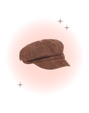 Cinnamon Newsboy Hat