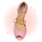 Sassy Dance Shoes Rose and Gold