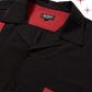 Camisa Lucky Stripes Negra y Roja