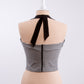 Black and White Gingham Chevy Top