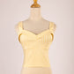 Top Chevy 50's Vichy Jaune Soleil – Queen Of The Main