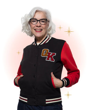 Veste Universitaire We Can Do It Cowgirl Noire